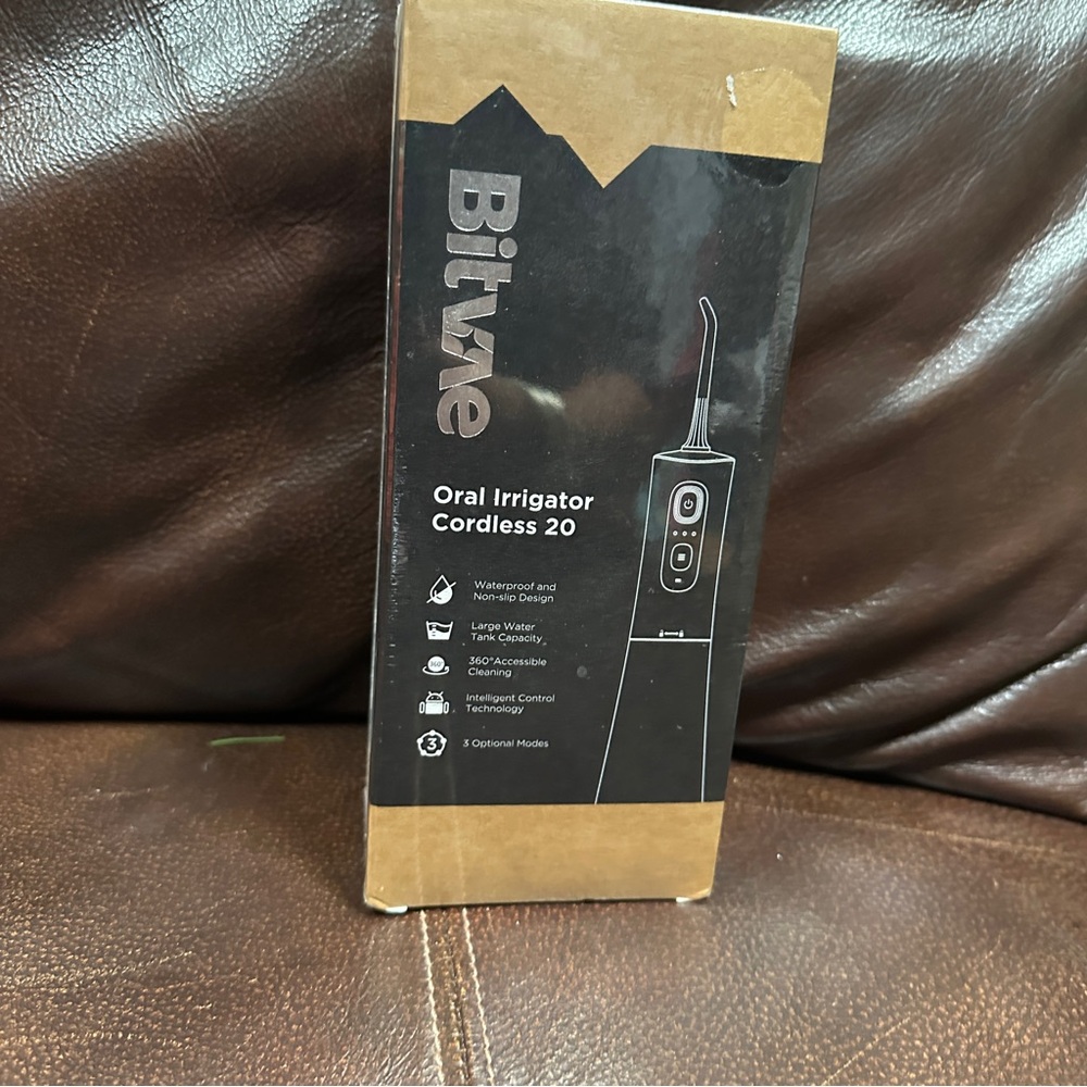 Bitvae Cordless C2 Oral Irrigator Water Flosser‎ - 3 Modes/6 Tips - Black - NEW*